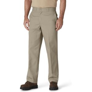 imageDickies Mens Original 874 Work Pants  Durable Straight Leg Uniform Trousers for Men Ideal for Industrial or Office UseDesert Sand