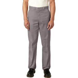 imageDickies Mens Original 874 Work Pants  Durable Straight Leg Uniform Trousers for Men Ideal for Industrial or Office UseSilver