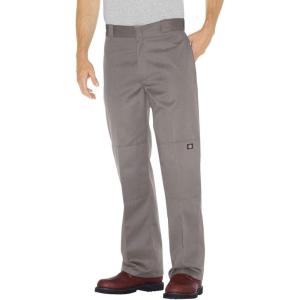 imageDickies Mens Relaxed StraightFit Double Knee Work PantSilver