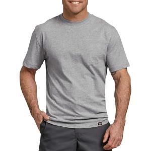 imageDickies Mens Short Sleeve Heavyweight Crew NeckHeather Gray