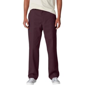 imageDickies Mens Skateboarding Regular Fit Twill PantsMaroon V2