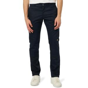 imageDickies Mens Skinny Straight Double Knee Work Pants  Durable Slim Fit Industrial Uniform ampamp WorkwearDark Navy