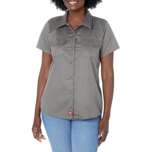 imageDickies Womens ShortSleeve Work ShirtGray