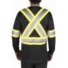 imageDICKIES Workwear HighVisibility Long Sleeve TShirt 2XL Black