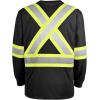 imageDICKIES Workwear HighVisibility Long Sleeve TShirt 2XL Black