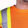 imageDICKIES Workwear HighVisibility Short Sleeve TShirt M BlackOrange