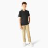 imageDickies Boys 820 Short Sleeve Pique PoloBlack