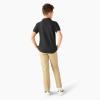 imageDickies Boys 820 Short Sleeve Pique PoloBlack
