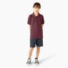 imageDickies Boys 820 Short Sleeve Pique PoloBurgundy