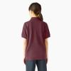 imageDickies Boys 820 Short Sleeve Pique PoloBurgundy