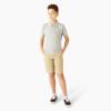 imageDickies Boys 820 Short Sleeve Pique PoloHeather Gray