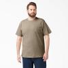 imageDickies Mens 2Pack ShortSleeve Pocket TShirtsDesert Sand