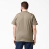 imageDickies Mens 2Pack ShortSleeve Pocket TShirtsDesert Sand