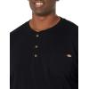 imageDickies Mens BigTall LongSleeve Heavyweight HenleyBlack