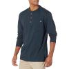 imageDickies Mens BigTall LongSleeve Heavyweight HenleyDark Navy