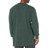 imageDickies Mens BigTall LongSleeve Heavyweight HenleyHunter Green