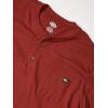 imageDickies Mens BigTall LongSleeve Heavyweight HenleyMadder Brown