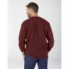 imageDickies Mens BigTall LongSleeve Heavyweight HenleyMadder Brown