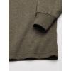 imageDickies Mens BigTall LongSleeve Heavyweight HenleyMilitary Green Single Dye Heather