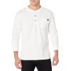imageDickies Mens BigTall LongSleeve Heavyweight HenleyWhite