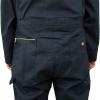 imageDickies Mens Deluxe Long Sleeve Coveralls  75 oz Twill Mechanic Jumpsuit with Zipper Front Industrial Uniform FitBlack V1