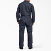 imageDickies Mens Deluxe Long Sleeve Coveralls  75 oz Twill Mechanic Jumpsuit with Zipper Front Industrial Uniform FitDark Navy V1