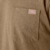 imageDickies Mens Heavyweight Heathered Short Sleeve Pocket TShirtBrown Duck  Black Heather