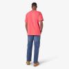 imageDickies Mens Heavyweight Heathered Short Sleeve Pocket TShirtCoral Reef Heather