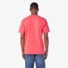 imageDickies Mens Heavyweight Heathered Short Sleeve Pocket TShirtCoral Reef Heather