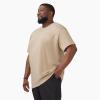imageDickies Mens Heavyweight Heathered Short Sleeve Pocket TShirtDesert Sand Heather