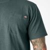imageDickies Mens Heavyweight Heathered Short Sleeve Pocket TShirtGreen