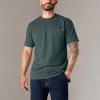 imageDickies Mens Heavyweight Heathered Short Sleeve Pocket TShirtGreen