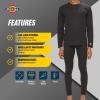 imageDickies Mens Long Johns Thermal Underwear Set 2 Piece Cold Weather Base Layer Set for MenBlack