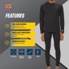 imageDickies Mens Long Johns Thermal Underwear Set 2 Piece Cold Weather Base Layer Set for MenBlack