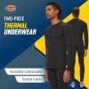 imageDickies Mens Long Johns Thermal Underwear Set 2 Piece Cold Weather Base Layer Set for MenBlack