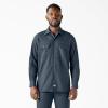 imageDickies Mens Long Sleeve Flex Twill Work ShirtAirforce Blue