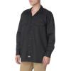 imageDickies Mens Long Sleeve Flex Twill Work ShirtBlack V1