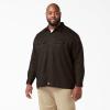 imageDickies Mens Long Sleeve Flex Twill Work ShirtDark Brown