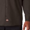 imageDickies Mens Long Sleeve Flex Twill Work ShirtDark Brown