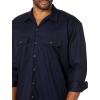 imageDickies Mens Long Sleeve Flex Twill Work ShirtDark Navy