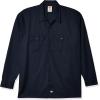 imageDickies Mens Long Sleeve Flex Twill Work ShirtDark Navy