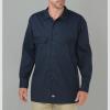 imageDickies Mens Long Sleeve Flex Twill Work ShirtDark Navy V1