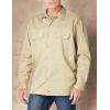imageDickies Mens Long Sleeve Flex Twill Work ShirtDesert Sand V1