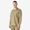 imageDickies Mens Long Sleeve Flex Twill Work ShirtKhaki