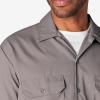 imageDickies Mens Long Sleeve Flex Twill Work ShirtSilver