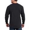 imageDickies Mens Long Sleeve Regular Fit Logo TeeStone Gray V1