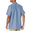 imageDickies Mens Short Sleeve Chambray ShirtBlue Chambray