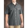 imageDickies Mens Short Sleeve Chambray ShirtNavy Chambray
