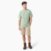 imageDickies Mens Short Sleeve Pocket TShirtIceberg Green