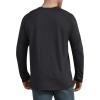 imageDickies Mens Tempiq Performance Cooling Long Sleeve TShirtKnit Black Heather V1